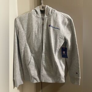 Champion’s Women’s Powerblend Full-Zip Hoodie Gray NWT